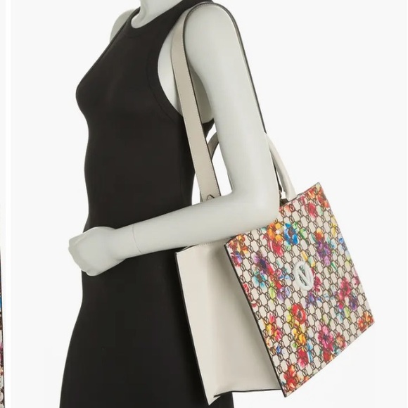 Valentino Victoria Flower Monogram Satchel - Picture 7 of 9